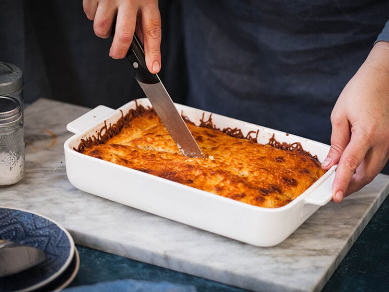 Lasagna Ceramic Casserole Dish