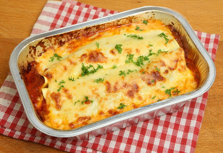 Lasagna Convenience Meal Foil Tray