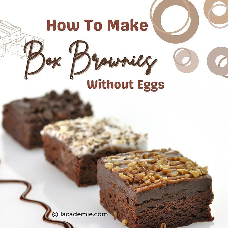 Make Box Brownies Without Egg