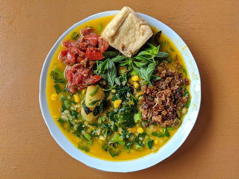 Manadonese Vegetable Porridge