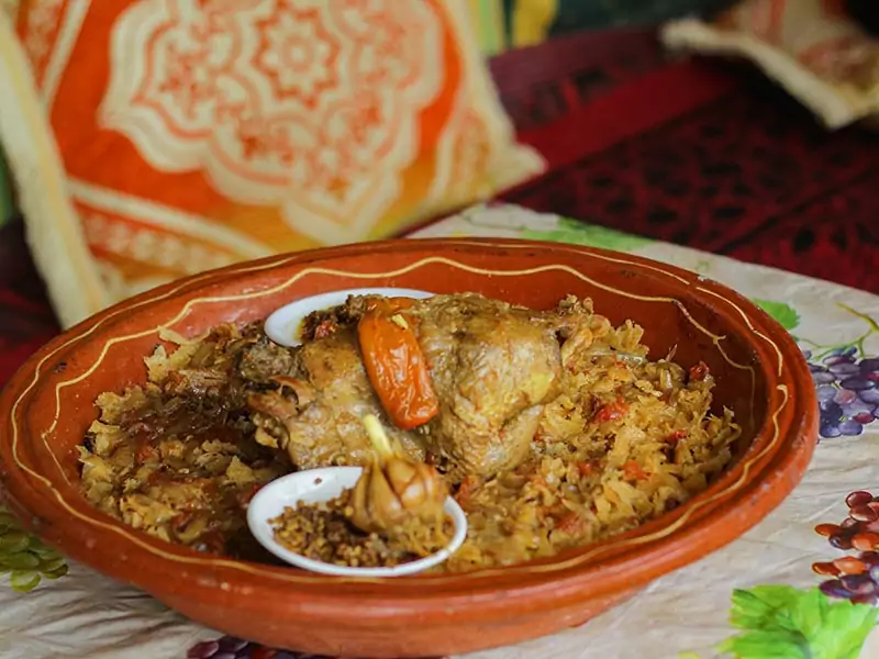 Moroccan Chicken and Lentils