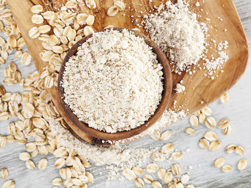 Oat Wholegrain Flour Spoon