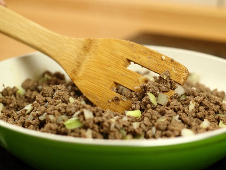 Pan Frying Ground Beef