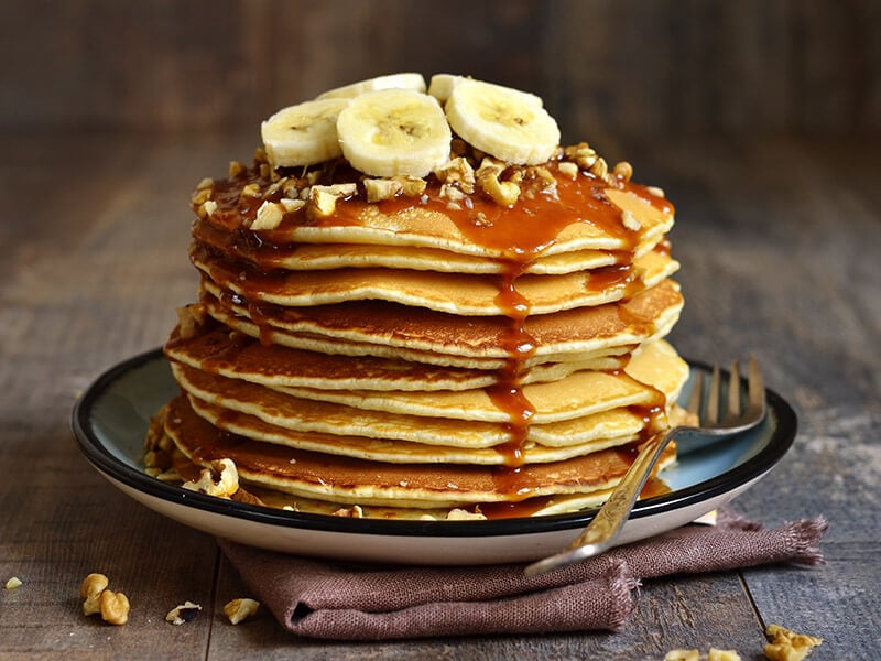 Pancakes Bananawalnut