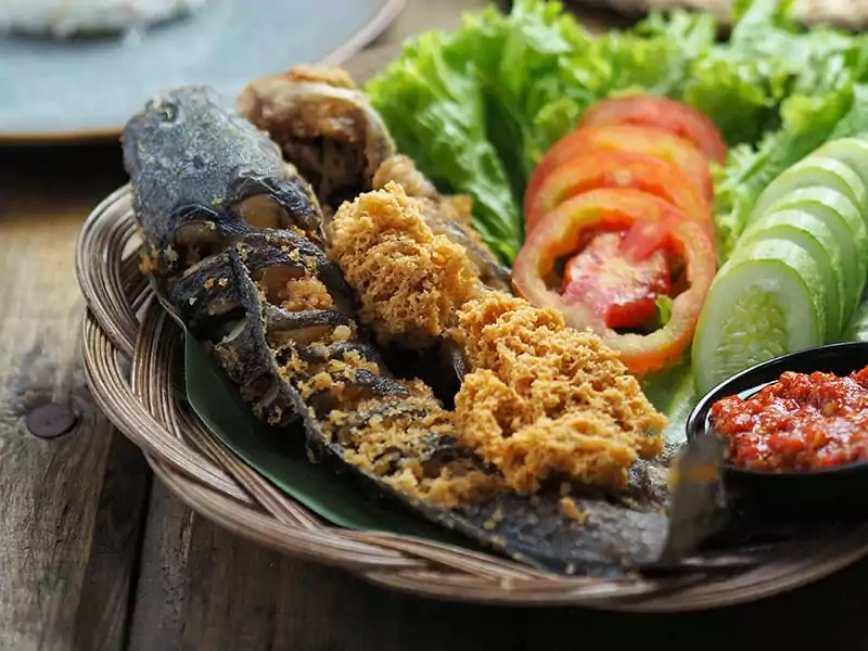 Pecel Lele Fried Catfish