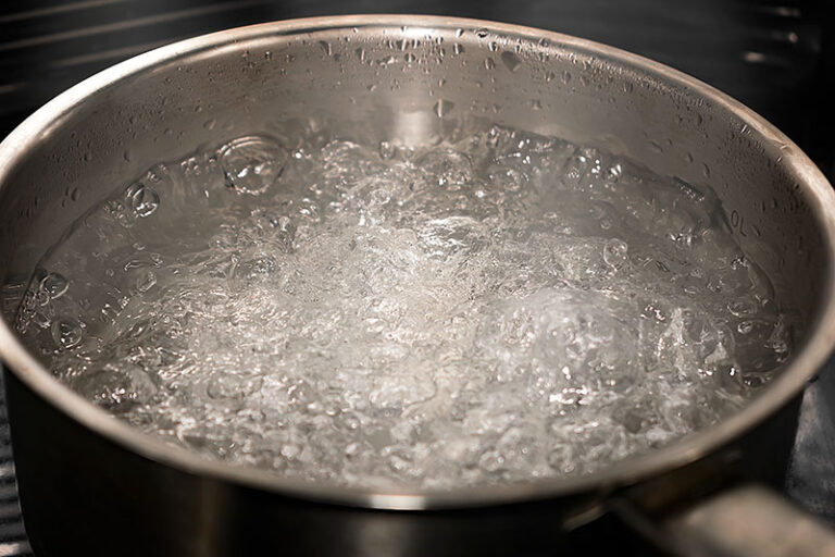 Pot Boiling Water Steam