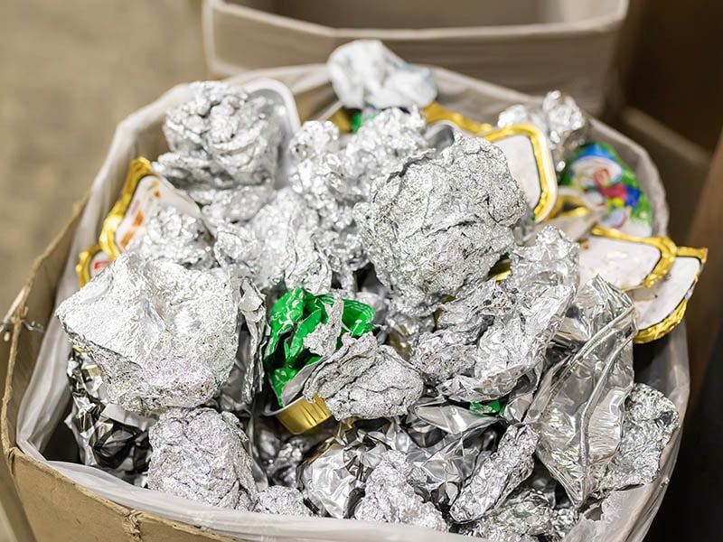 Recycle Or Reuse Aluminum Foil