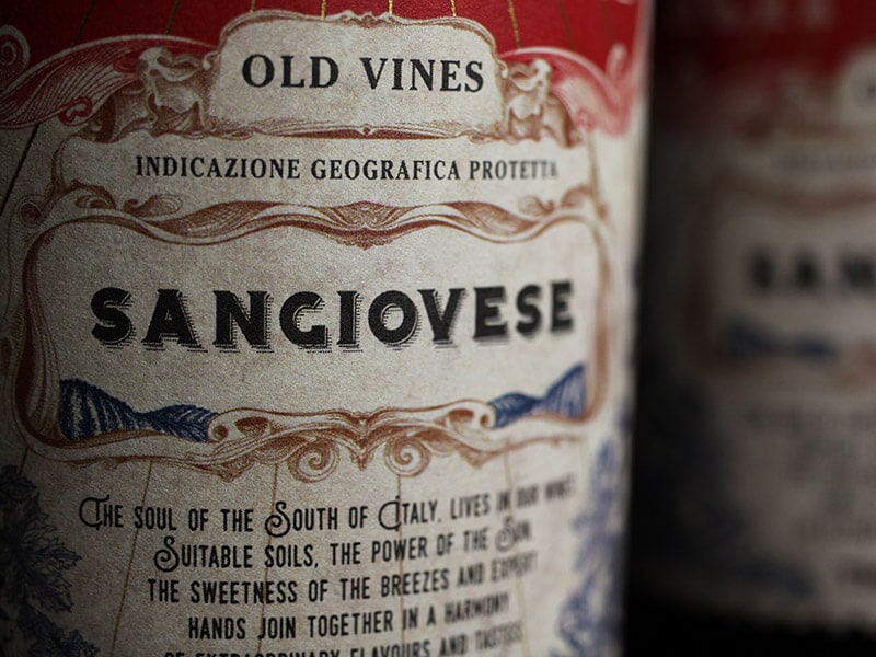 Sangiovese Red Wine