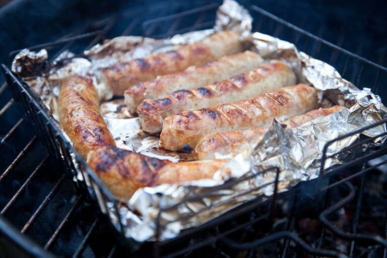 Sausages On Grill