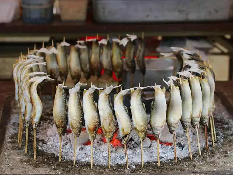 Shioyaki With Delicious Fishes