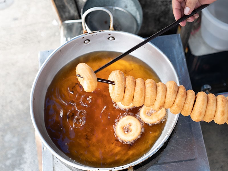 Size For Deep Frying Donuts