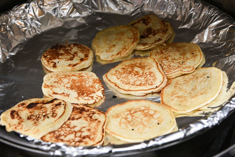 Small Pancakes Breakfast Silver