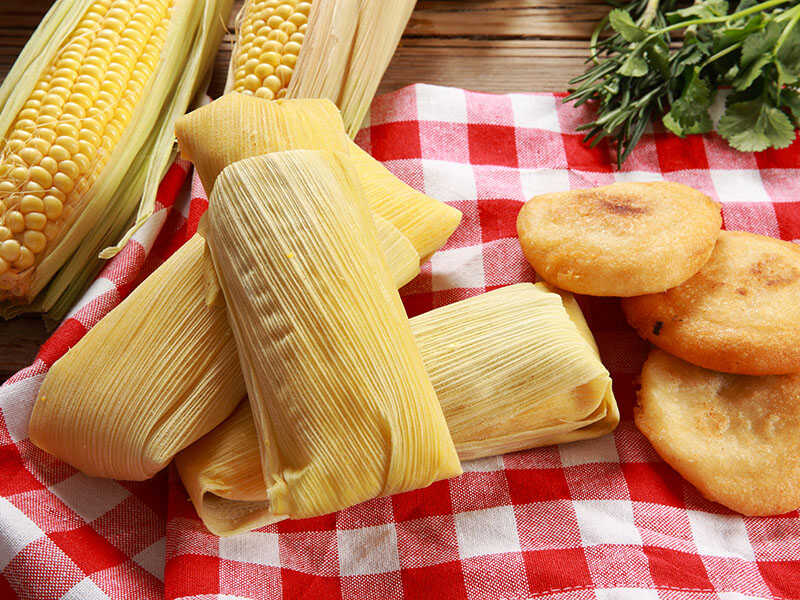 Steamed Corn Cake