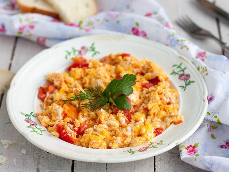 Stir Fried Eggs Tomatoes