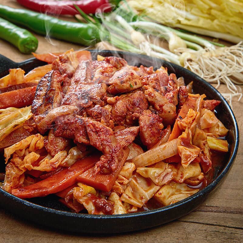 Stirfried Chicken Korean Dakgalbi