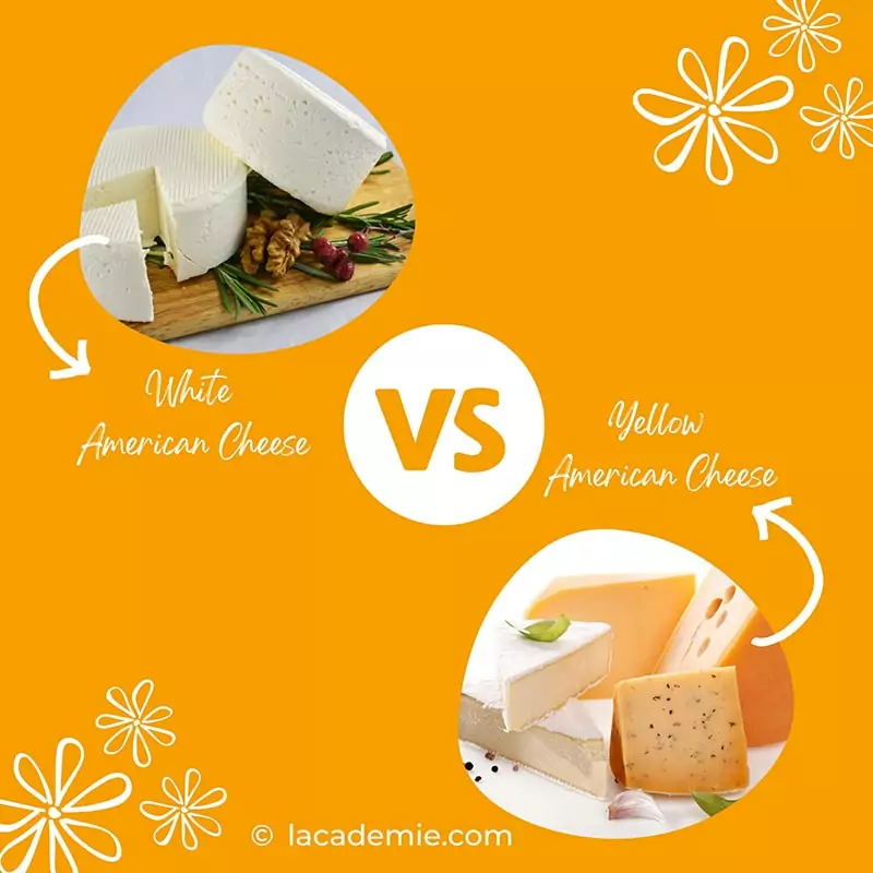 White Vs Yellow American Cheeses