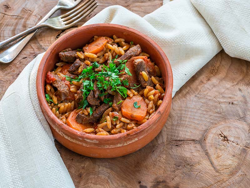 Beef Stew With Orzo Pasta