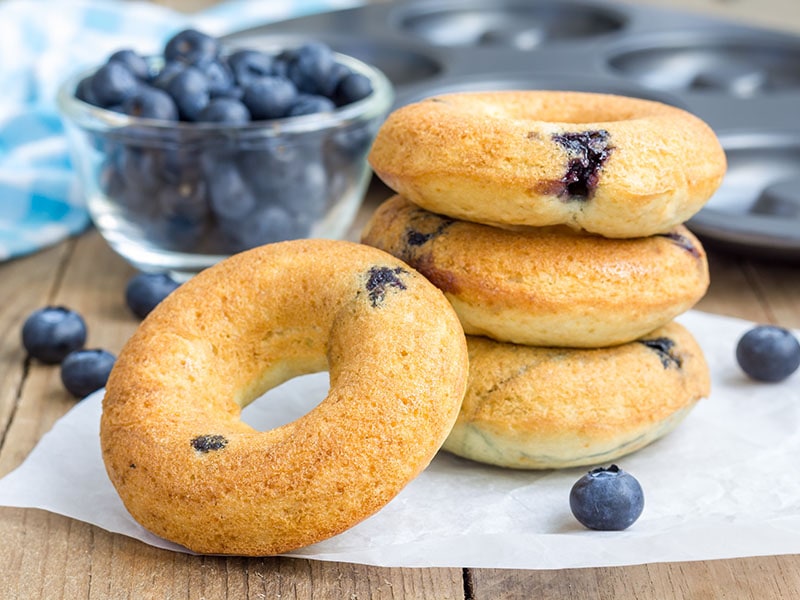 Blueberry Cake Donuts