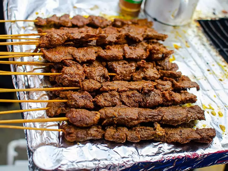 Carne En Palito 