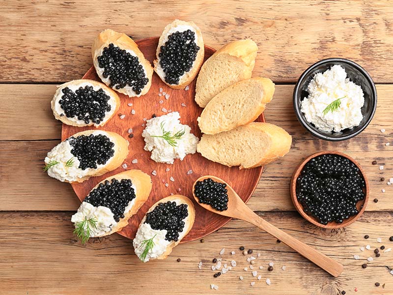 Caviar Is Salted Fish Eggs