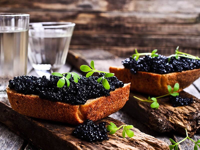 Caviar With Bread