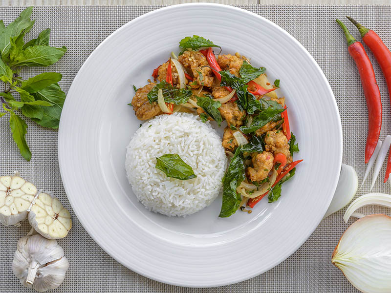 Chicken Dish Thai Basil