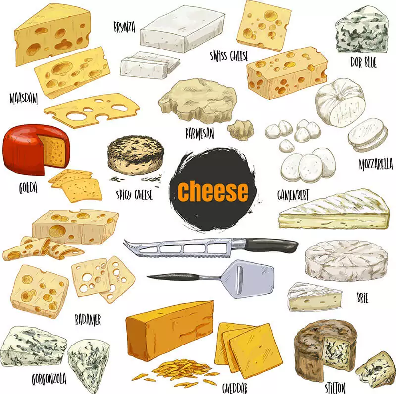 names of cheese