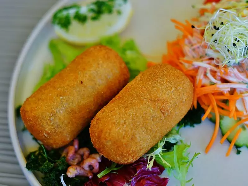 Croquettes Aux Crevettes Grises