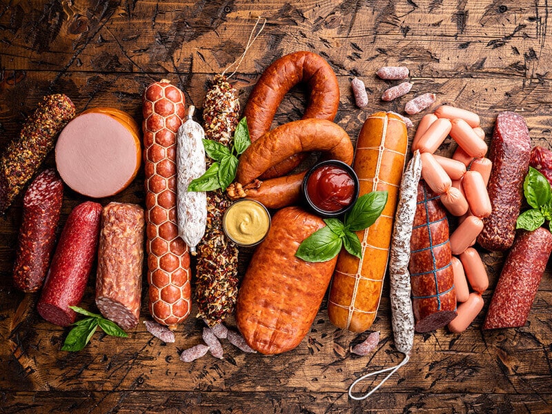 Different Types Sausages