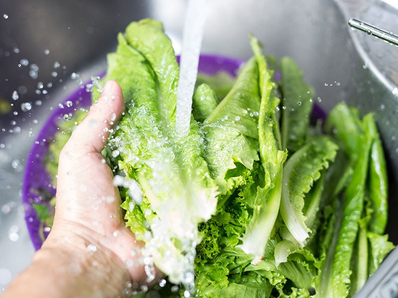 Fresh Vegetables Wash Sink