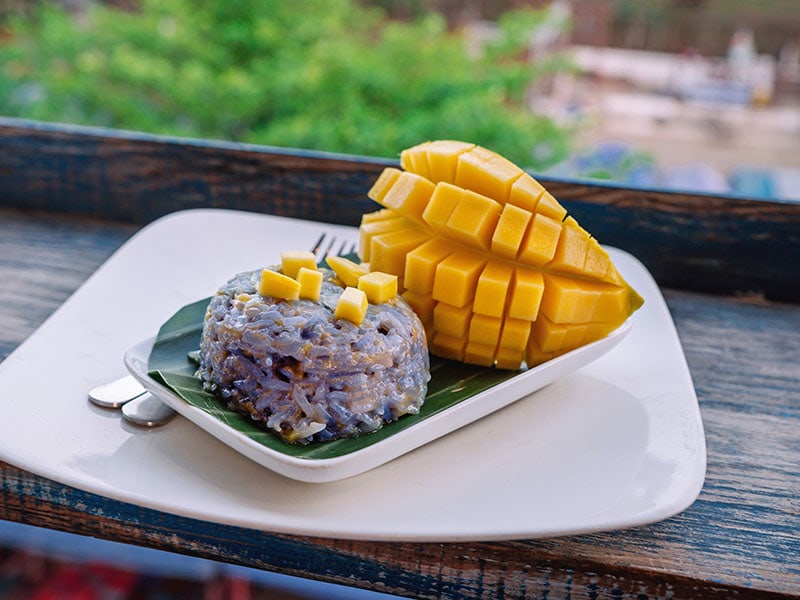 Lao Sticky Rice With Mango
