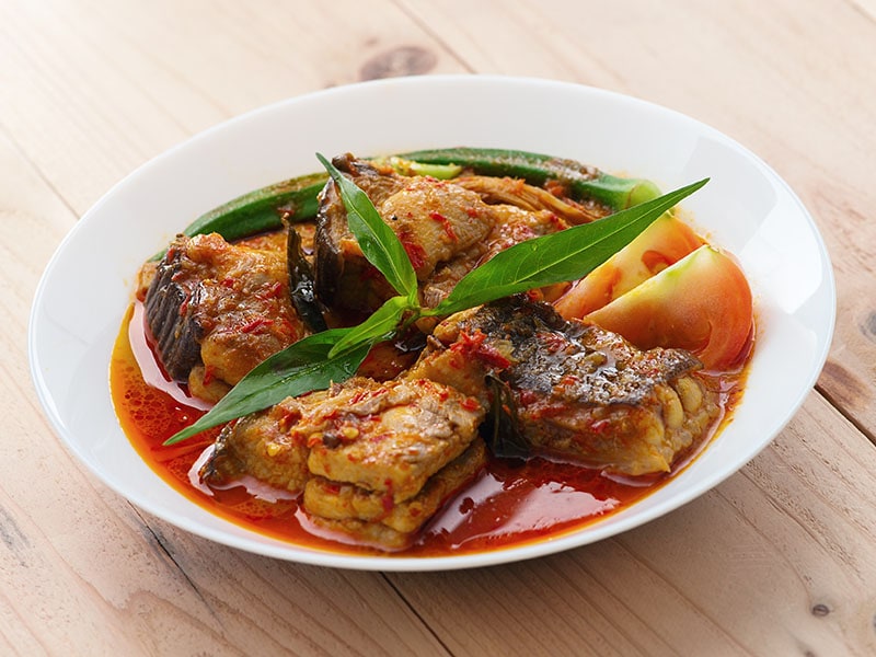 Malaysian Dish Asam Pedas