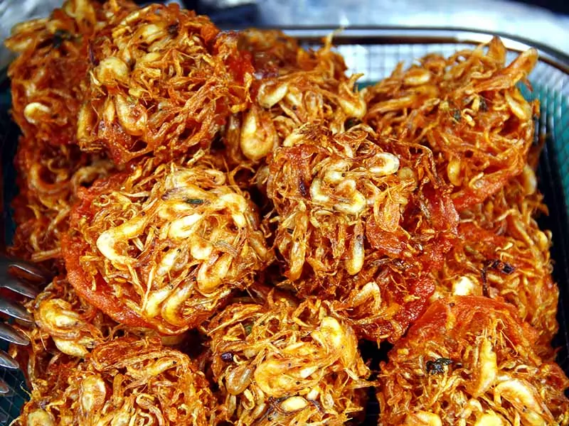 Okoy Filipino Fritter With Shrimp