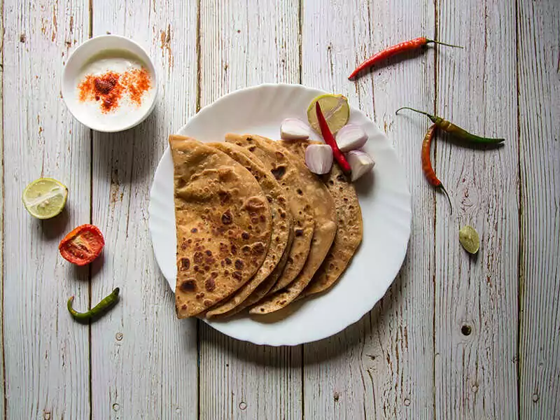 Paratha Channa Dal