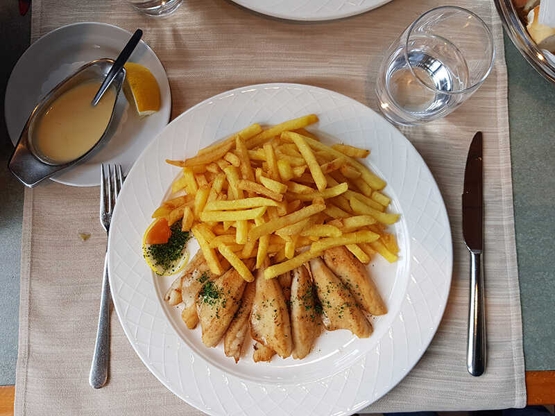 Perch Fillets French Fries Small