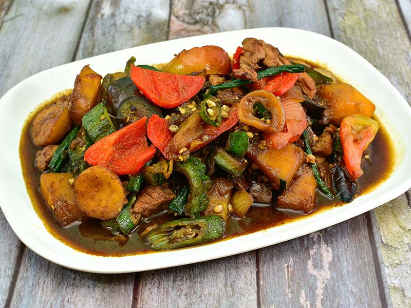 Pinakbet Vegetables Sauteed