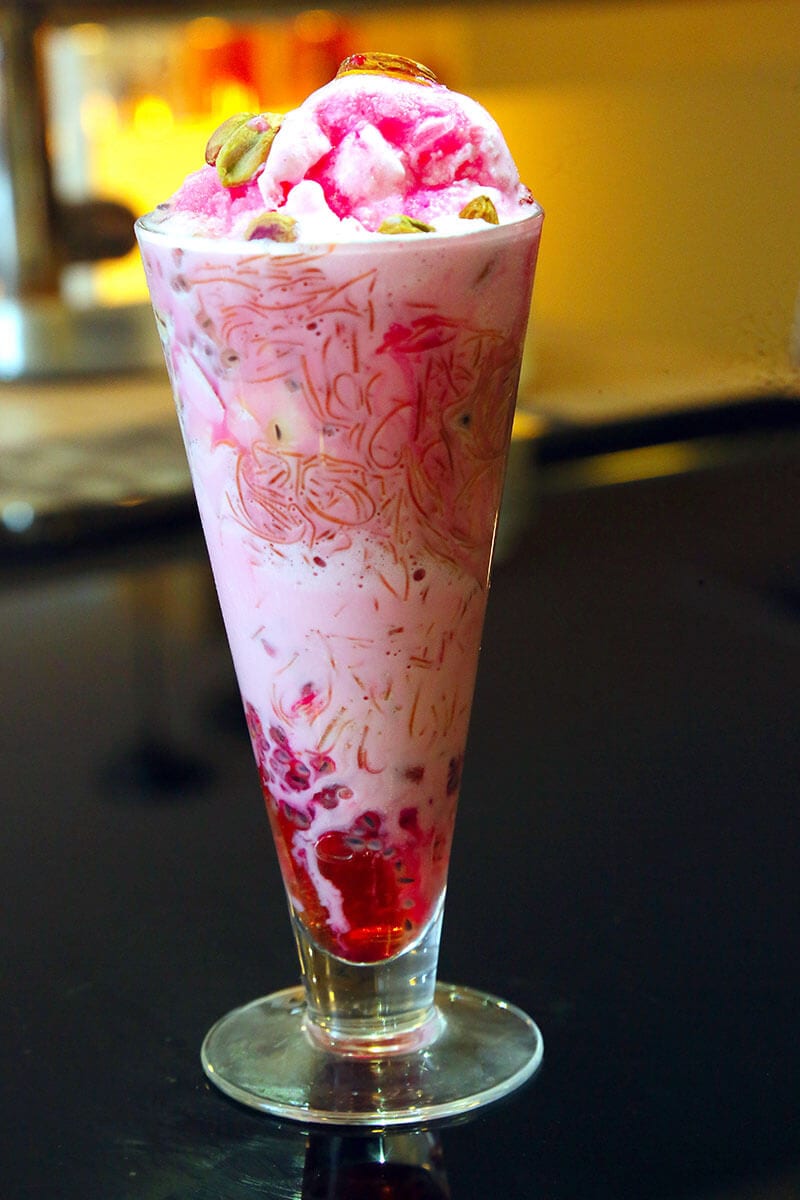 Pink Sweet Strawberry Falooda