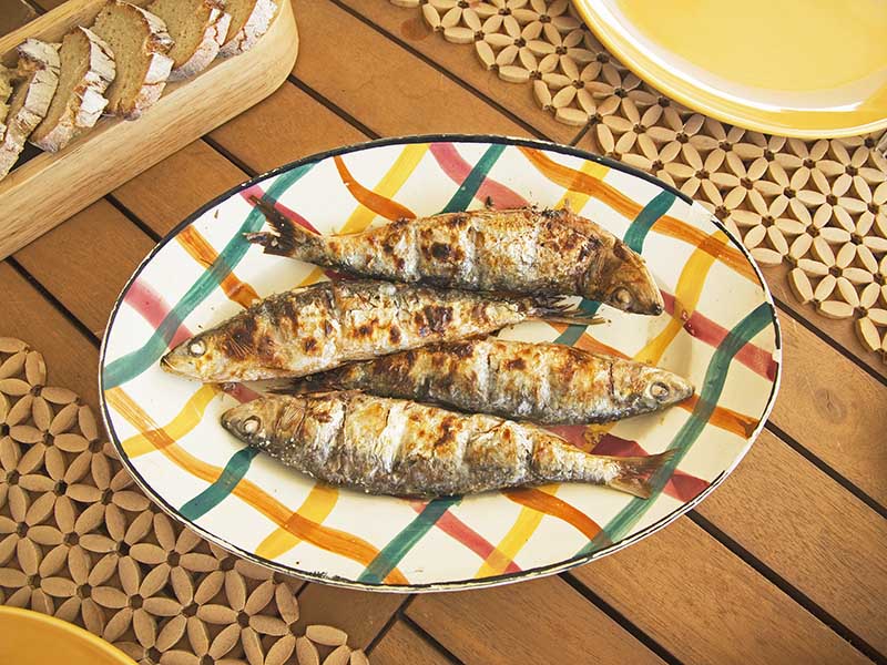 Portuguese Grilled Sardines