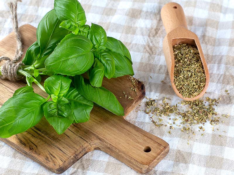 Replacing Dried Basil