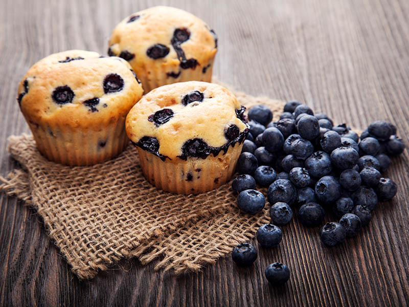 Rice Flour Blueberry Muffin