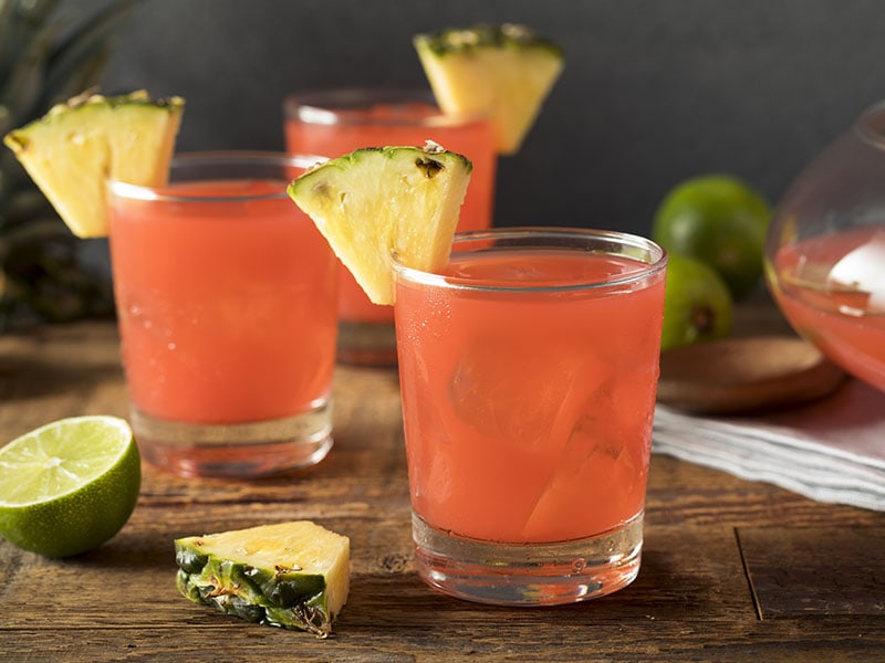 Rum Punch Lime Pineapple
