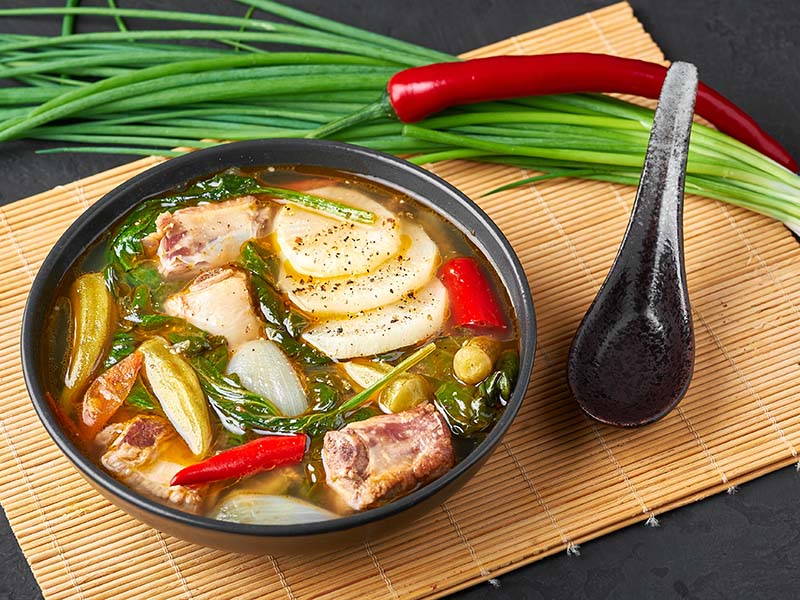 Sinigang Filipino Sour Soup