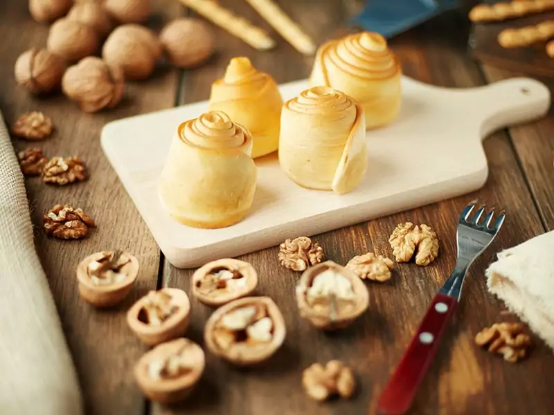 Traditional Slovak Rolled Cheeses