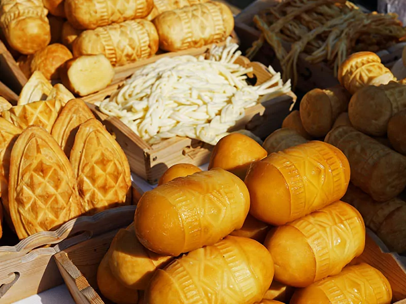 Traditional Slovak Smoked Cheese