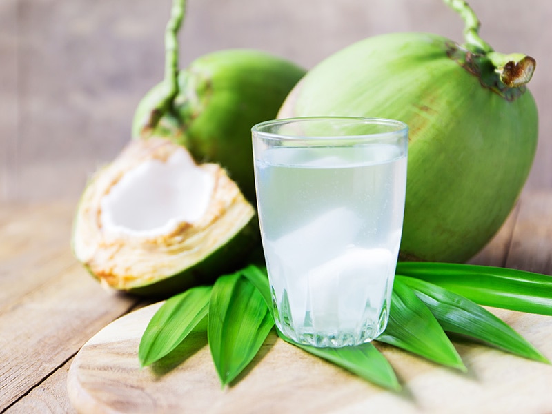 Water Inside Coconut