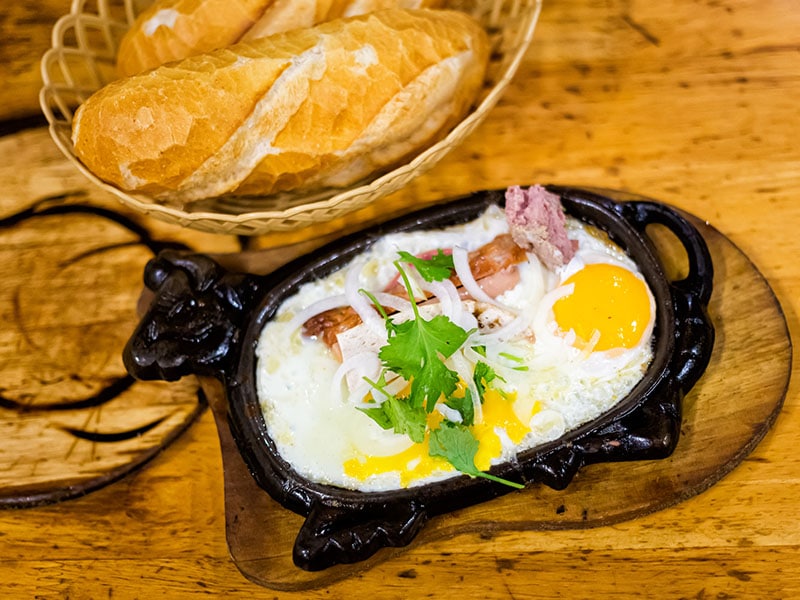 Breakfast Skillet With Banh Mi