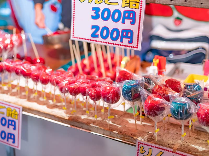 Candied Fruit Japanese Street Food