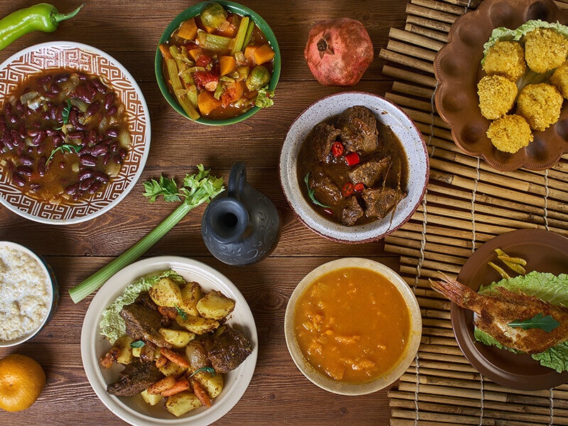 Chadian Assorted Cuisine