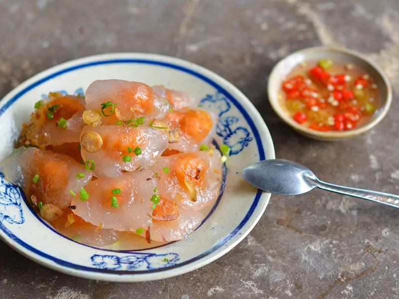 Clear Looking Steamed Dumplings