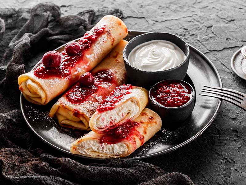 Crepes With Jam